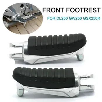 Frente Pedal suporte de apoio para Pés apoio para os Pés Foot Pinos Para Suzuki DL250 GW250 GSX250R