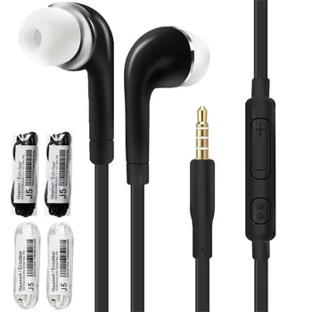 20-50pcs J5 Fone de ouvido in-ear Bass Estéreo de Fone de ouvido HS330 de Fone de ouvido para Samsung Galaxy S3 S4 S5 S6 S7 S8 S9 Borda J3 J5 J7 MP3 /MP4