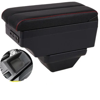 Para Morris Garages MG ZS consola Central com apoio de braço caixa de armazenamento de caixa de braços cotovelo resto com usb suporte de copo