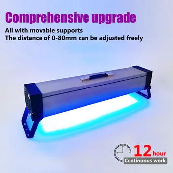 Cura UV da lâmpada de 500W LED portátil UV colóide lâmpada de cura da cabeça de Impressão de jato de tinta impressora de fotos de cura 395nm 405nm 365nmcob UV lâmpada led