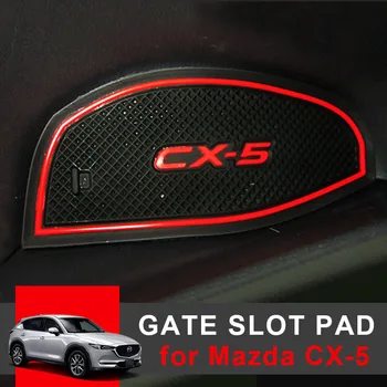 A Porta do carro Groove Tapete de Auto Anti-Derrapante Copa do Tapete antiderrapante, porta Porta Almofada Para Mazda CX-5 CX5 2013-2020