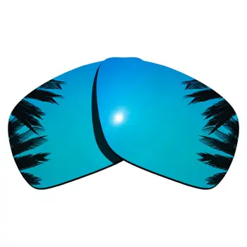 O gelo Azul Espelhado Polarizada de Substituição de Lentes para Expedição 1 Óculos de sol de Armação de 100% de proteção UVA & UVB Anti-risco